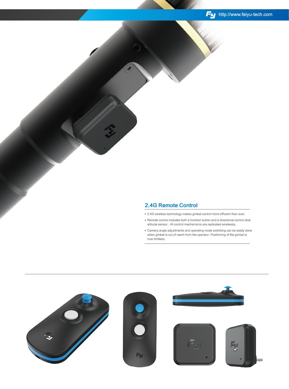 Feiyu Tech Wireless Remote Control for G4 G4S WG Gimbal (2).